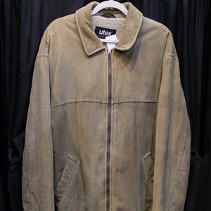 Utex Mens Corduroy Zip-Up Worker Jacket